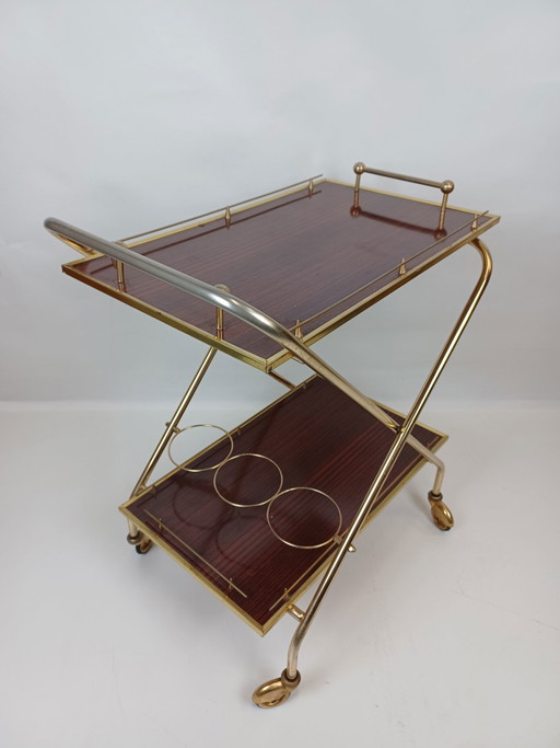 Vintage serveerwagen trolley bar
