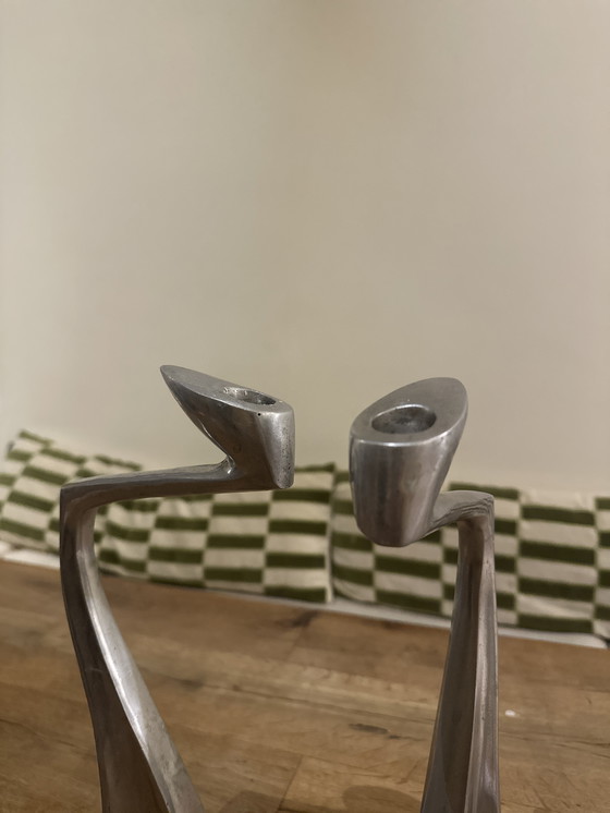 Image 1 of 3x Matthew Hilton Design Swan Kandelaren 