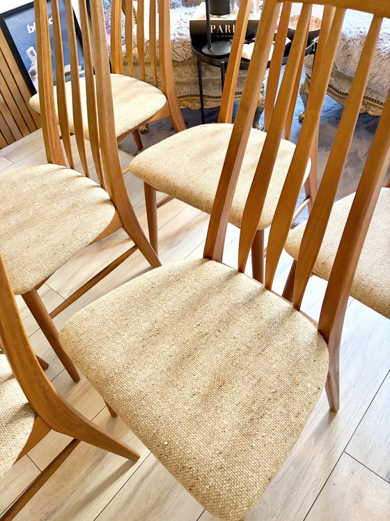 Image 1 of Niels Koefoeds stoelen, Deens teakdesign, 6 stuks