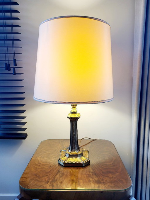 Lámpara de mesa vintage L&L WMC – Loevsky & Loevsky, firmada, 1972