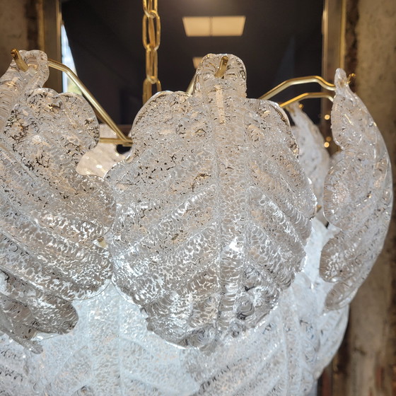 Image 1 of Lámpara de Techo / Chandelier, Mazzega, Cristal de Murano y Metal, 60’-70’s – Italia