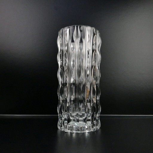 Vase Glas Italien Fidenza Vetraria Vase