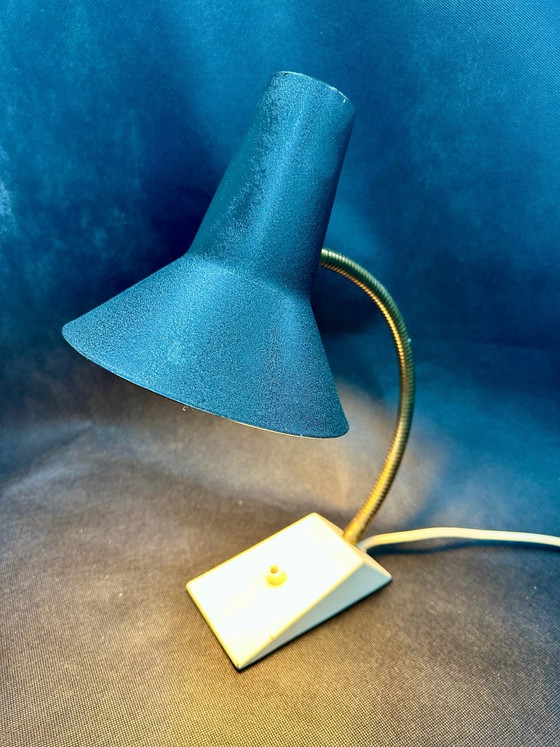 SIS Hexenhut Desk Table Lamp Mid Century 60s, Metal, Black (photo 11 of 15)