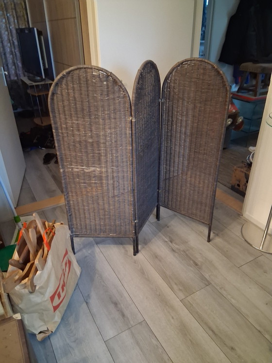 Image 1 of Vintage Wicker/Rattan Room Divider