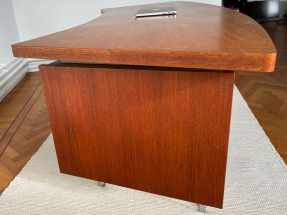 Image 1 of Bureau Boomerang Vintage Autoportant Tijsseling Nijkerk