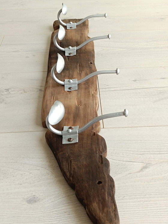 Image 1 of Floating Wood Wall Hanger