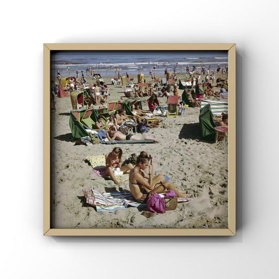 Image 1 of 1X  Fine Art Kleur Print | Zandvoort Aan Zee, 1962