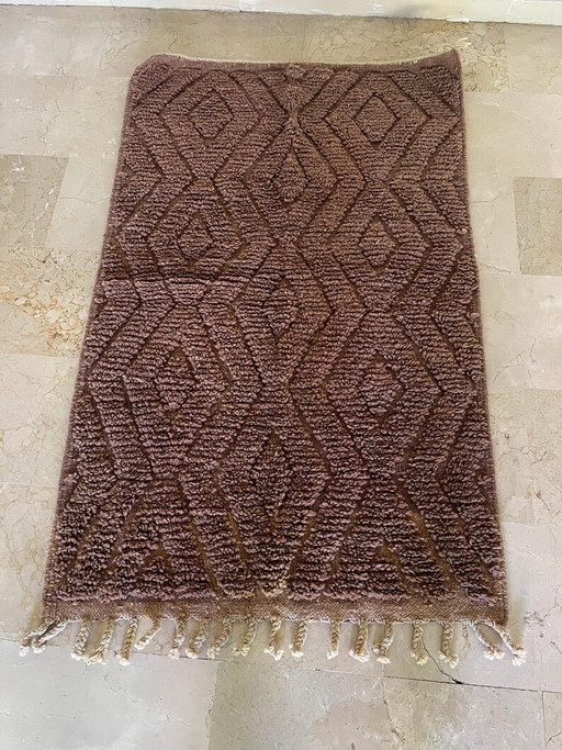 Handgemaakt wollen vloerkleed op maat, bruin, 1,5/2,5 m – Aime Té, vloerkleden en tapijten, Wool (photo 2 of 7)