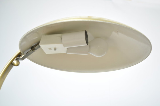 Image 1 of Bellissima lampada da tavolo in ottone Art déco/Bauhaus della metà del secolo scorso di Egon Hillebrand anni '60