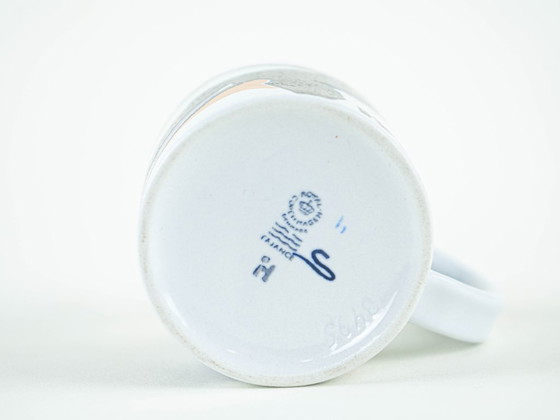 Image 1 of Porzellanbecher, dänisches Design, 1982, Designerin: Inge-Lise Koefoed, Hersteller: Royal Copenhagen