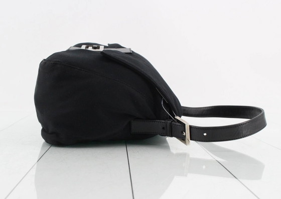 Fendi Mamma Baguette Shoulder Bag, Leather, Metal, Black (photo 3 of 14)