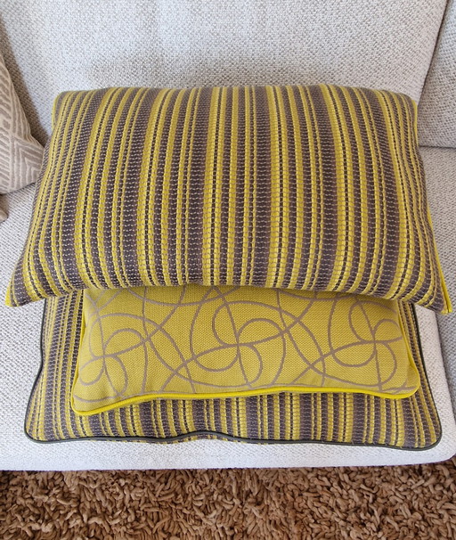 Lot de 3 coussins décoratifs Leolux à l'état neuf