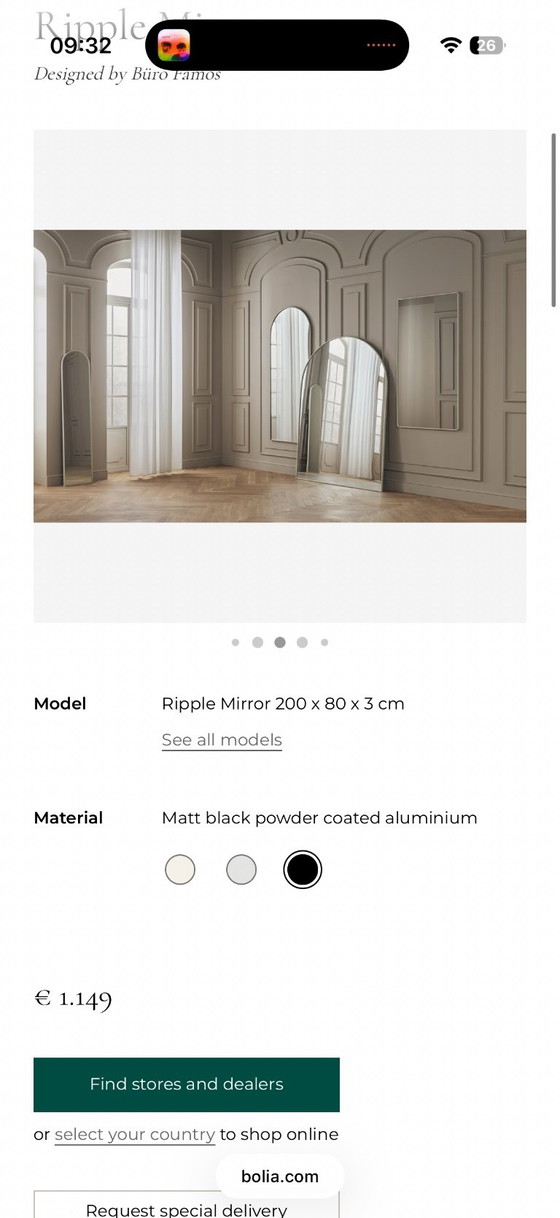 Bolia Ripple Spiegel - 200 x 80 x 3 cm – Aluminium (photo 10 of 12)