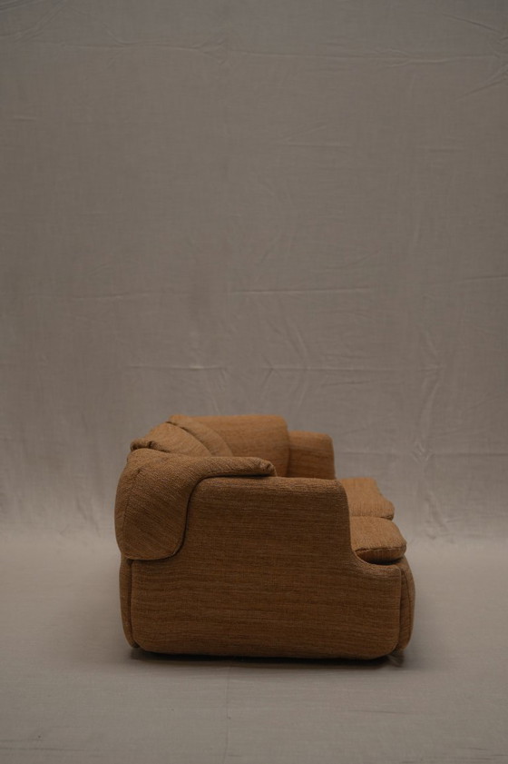 Image 1 of Vertrauliches Dreisitzer-Sofa von Saporiti - Italien 1970er Jahre