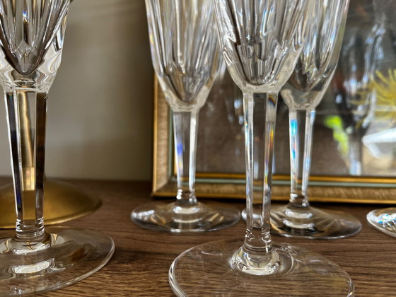 Val Saint Lambert 8 Pieces – Glass & Decanter, Crystal, Glass (photo 11 of 11)