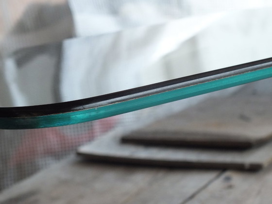 Image 1 of Paolo Caliani design années 70 by Linea T production Italie miroir à poser inclinable