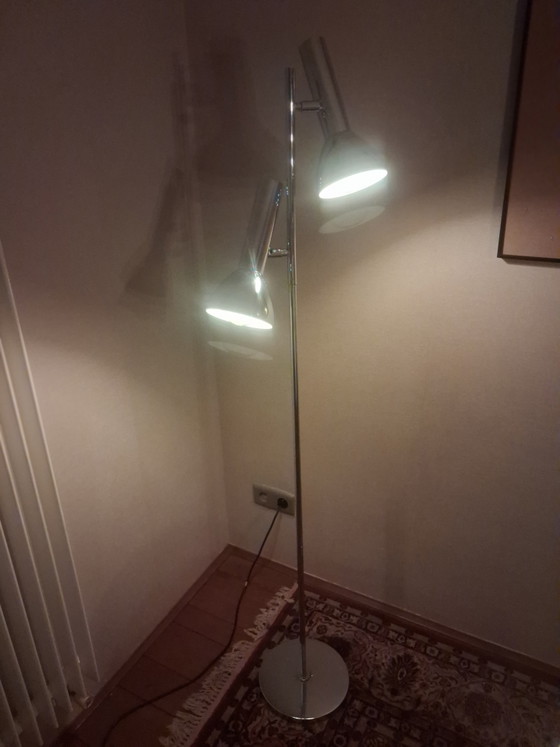 Image 1 of Vintage Space Age Floor Lamp | 70s Chrome | Cosack Leuchten