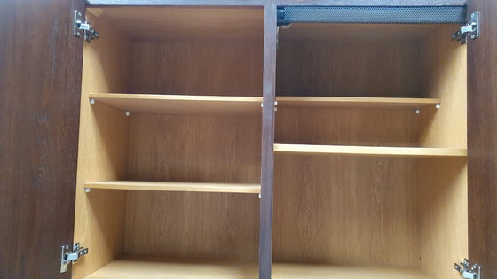 Image 1 of Brutalist vintage barkast cabinet highboard 70s bar