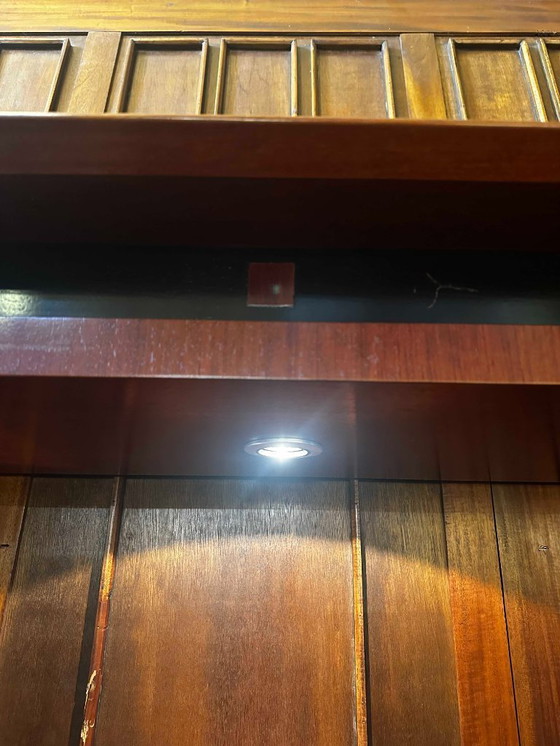 Image 1 of Schuitema Decoforma Display Cabinet - Exclusive Bubinga Wood & Ebony Details