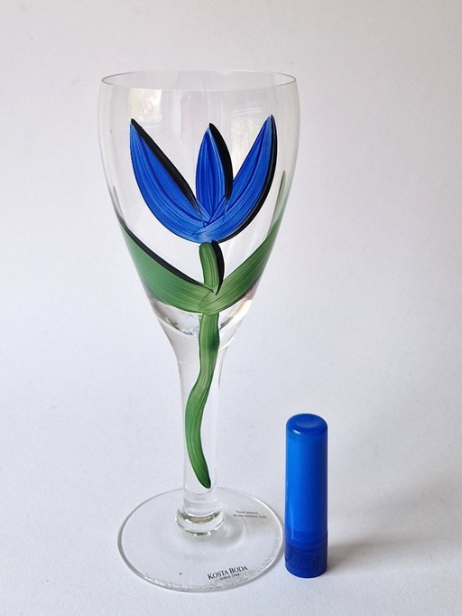 Kosta Boda - Vaso grande "Tulipa" de Ulrica Hydman-Vallien - Firmado