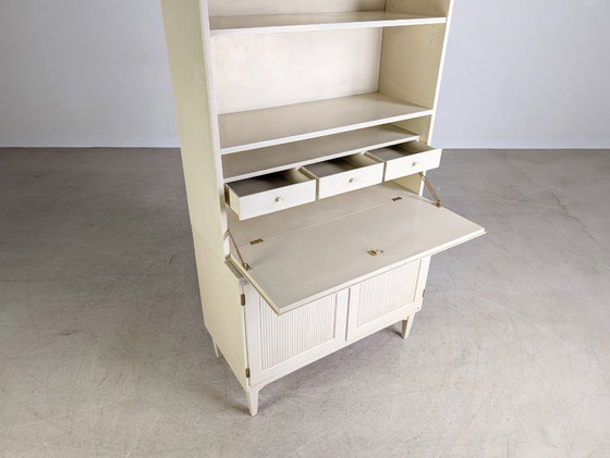 Image 1 of Vintage secretaresse Svante Skogh boekenkast sjofel Midcentury