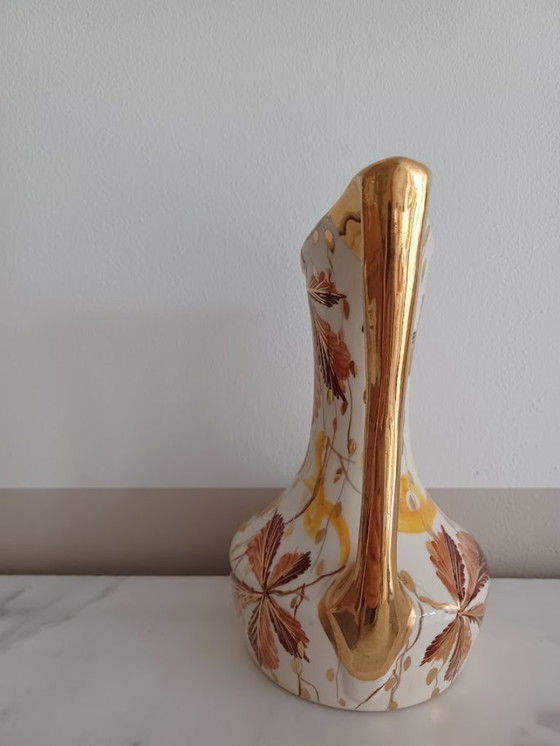 Image 1 of Vaso decorativo vintage di Hubert Bequet (Belgio, anni '50)