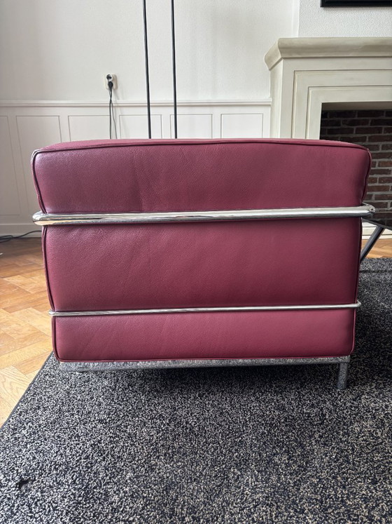 4x Cassina LC3 Fauteuil Rood – Leather (photo 7 of 10)