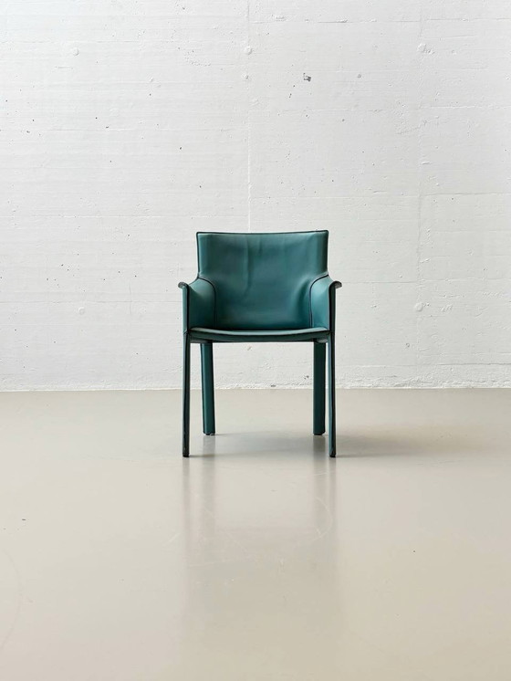 Image 1 of Set of 4 chairs model (Pasqualina) by Grassi & Bianchi for Enrico Pellizzoni