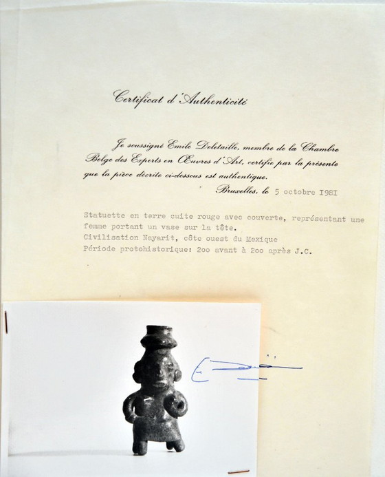 Image 1 of Figurine en céramique précolombienne
