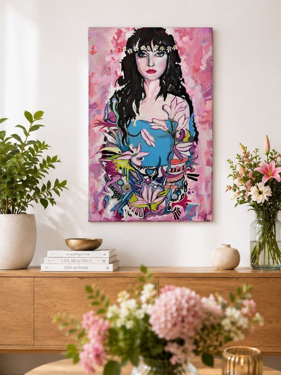 Image 1 of Maddalena FANFANI - Madame Magnolia - Artist canvas