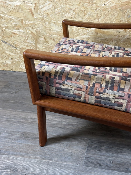 Image 1 of 60s 70s teak armchair Easy Chair by Glostrup Møbelfabrik Denmark Design
