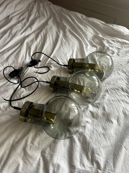 3 lampadine a sospensione Raak Amsterdam Globe B-1259