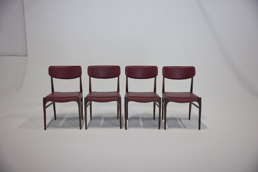 Set of 4 Vintage Dining Chairs by Topform