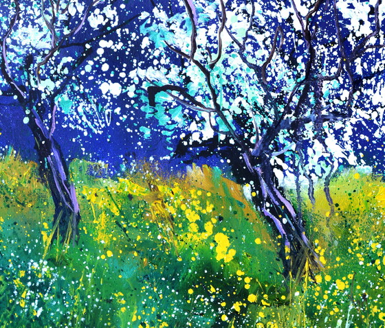 Image 1 of Bloeiende appelbomen