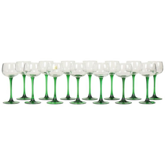 Image 1 of Set Van 14 Vintage Luminarc Wijnglazen