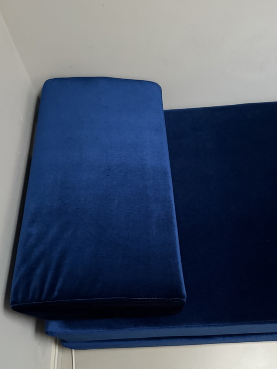 Image 1 of Unique custom made sleeper sofa - Yves Klein blue