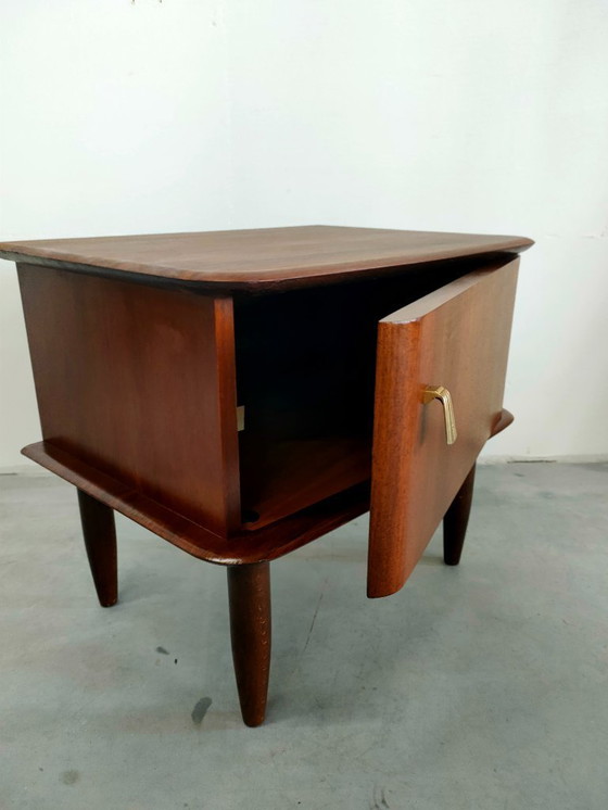 Image 1 of Vintage set of classic bedside tables from the 1950s/60s.