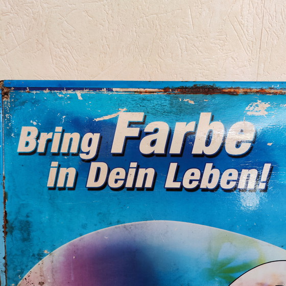 Image 1 of Spee detergent advertising sign 90s