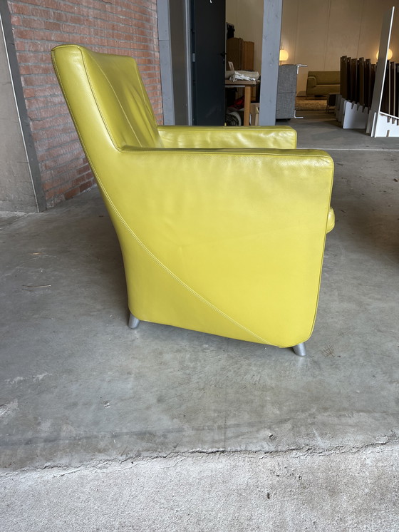 Image 1 of 2x Leolux Dolcinea Sessel - Grünes Leder