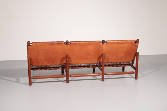 Image 1 of Canapé trois places par Ilmari Tapiovaara pour Paolo Arnaboldi, Italie 1957 