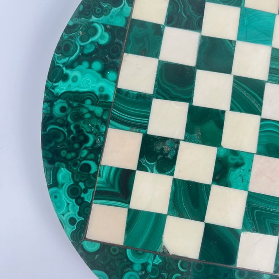 Image 1 of Decorative chess set in malachite, 1950–1970
