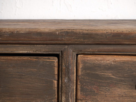 Tavolino antico con cassetti in legno di pino – Cina, circa 1900 – Tavolini da caffè, Iron (photo 40 of 40)