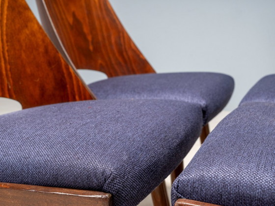 Image 1 of Set van 4 TON 514 stoelen, Oswald Haerdtl, Tsjechoslowakije, jaren 1950