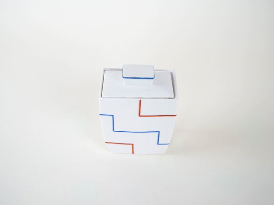 Image 1 of Ceramic vase, modernist design, 1970s, made in Italy