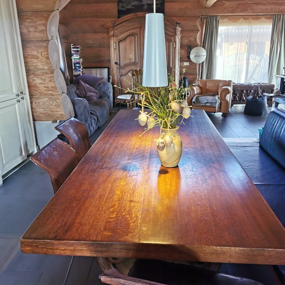 Image 1 of Refectory table 1830-1900