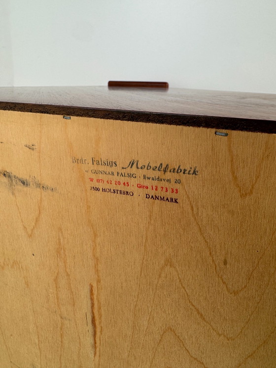 Image 1 of Gunnar Falsig Eckbarschrank für Falsigs Møbelfabrik – Intelligentes dänisches Design
