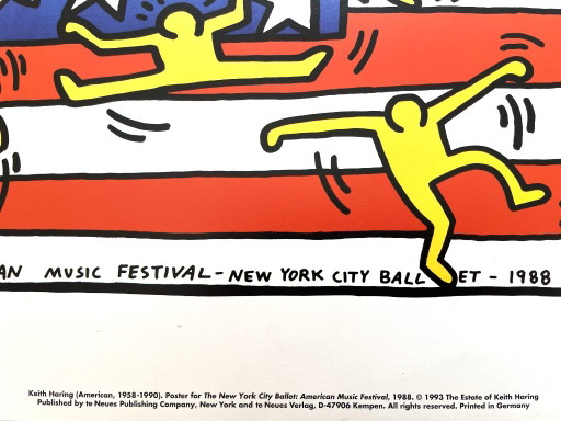 Keith Haring (1958-1990) - Ballet de la ville de New York – posters, Paper (photo 2 of 5)
