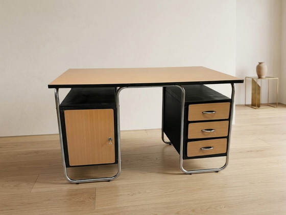 Image 1 of Bureau in Bauhaus-stijl, Torck, jaren 1950, België