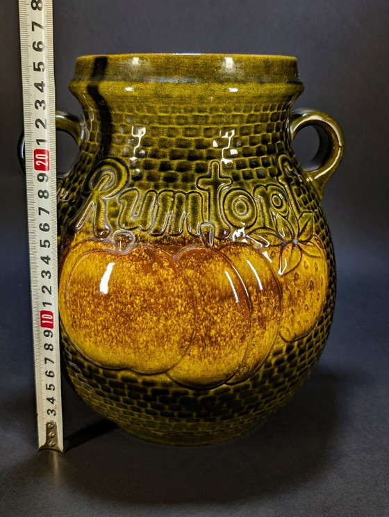 Großer Topf Rumtopf Scheurich 821-32 – Westdeutschland – 70er Jahre – Dekorative Objekte, Ceramic (photo 7 of 8)