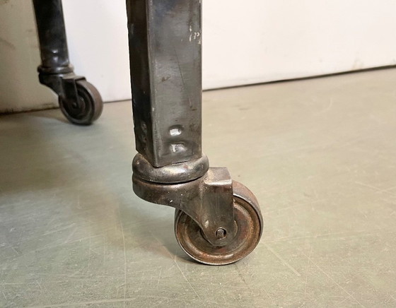 Image 1 of Industrial Table on Wheels, 1960s